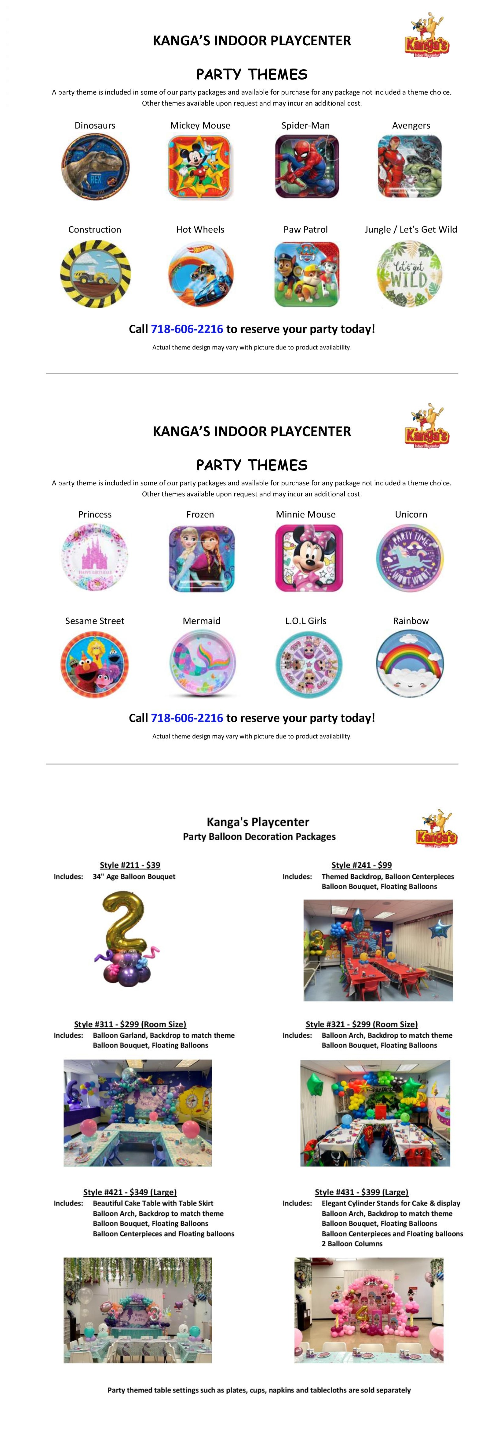 Kangas Play Center Party Invite