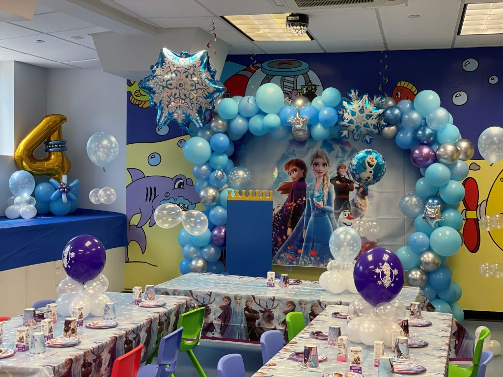 Frozen Garland with Backdrop